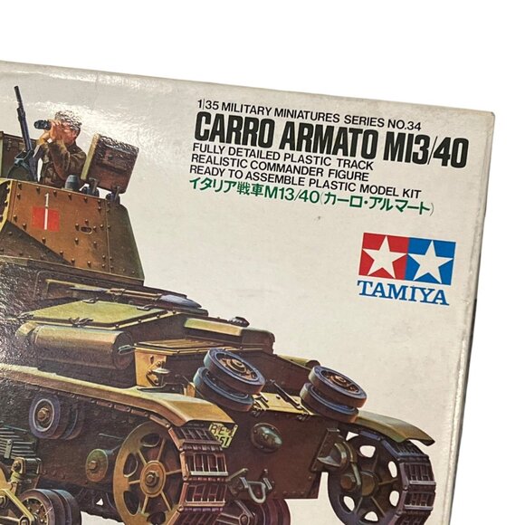 Tamiya 1/35 Scale M13/40 Carro Armato Model Kit WWII Italian Tank - Picture 2 of 5